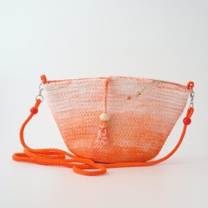 Miçonta Rope Orange Clutch