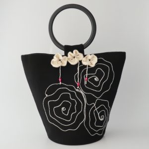 White Rose Kova Çanta